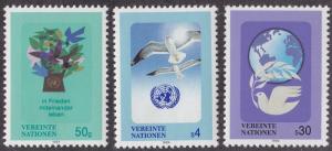 UN VIENNA MNH Scott # 167-169 Doves (3 Stamps) (2)