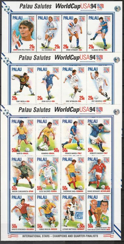 Palau #346-8  MNH CV $23.00  (A9538L)