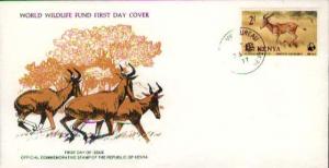 Kenya Uganda & Tanganyika, First Day Cover, Animals