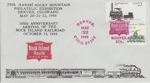 1988 ROMPEX Rock Island Railroad Denver CO