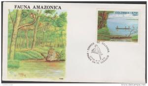 O) 1979 COLOMBIA, JUNGLE, FOREST, LANDSCAPE AMAZONICO, RIVER