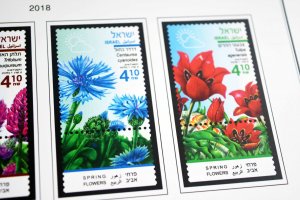 COLOR PRINTED ISRAEL [+TABS] 2011-2020 STAMP ALBUM PAGES (81 illustrated pages)