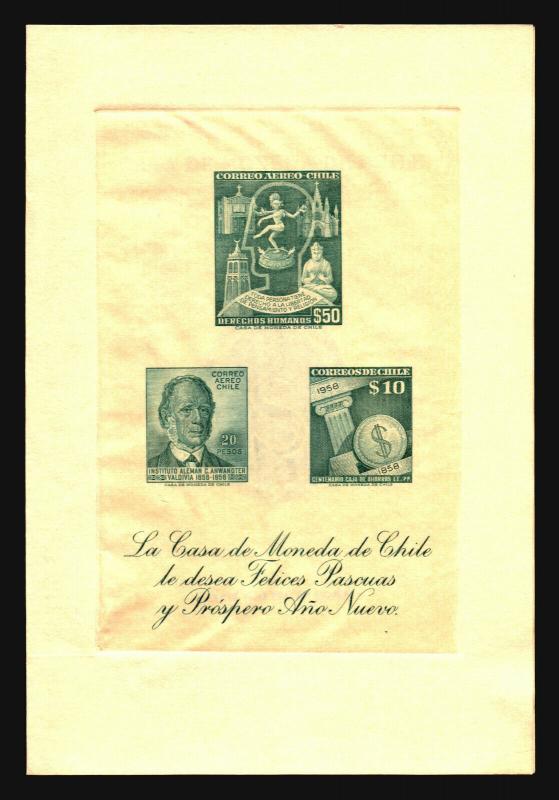 Chile SC# 213fn (Souvenir Folder)  - Z14670