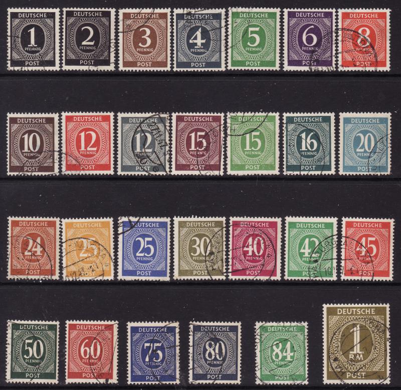 Germany #530-56, F-VF Used Complete Set