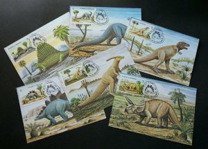 Sao Tome Prehistoric Dinosaurs 1982 (maxicard)