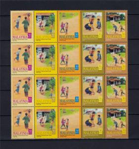 Malaysia 1999 & 2000 MNH Large Lot Sheets & Blocks Flowers Millenium #C967