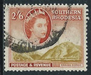 Southern Rhodesia, Sc #91, 2sh6d Used