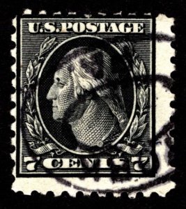 1914, US 7c, Washington, Used, Sc 430