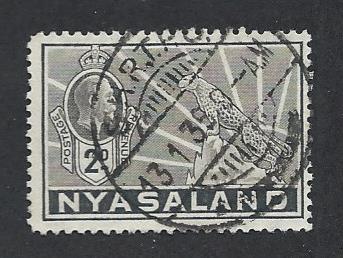 NYASALAND PROTECTORATE SC# 41 F-VF U 1934