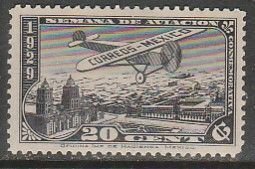 MEXICO C26, 20¢ AVIATION WEEK. MINT, NH. VF.