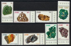 Zaire Scott 1102-1109 Mint Never Hinged - Minerals / Rocks