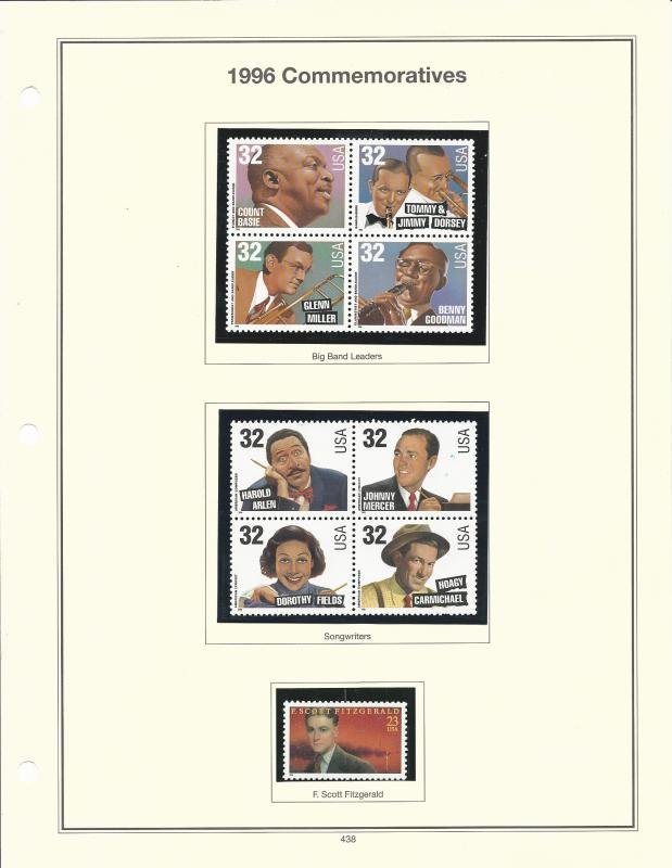 United States 1996 Commemoratives