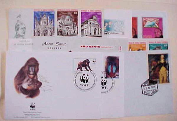 PORTUGAL GUINEE FDC 10 DIFF. CACHET UNADDRESSED