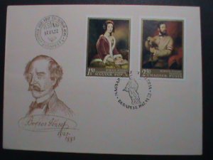 ​HUNGARY-1967-FDC FAMOUS PAINTING-BY JOZSEF BORSOS-FROM NATIONAL MUSIUM  FDC