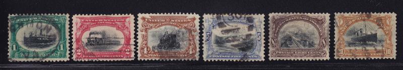 294 - 299 set F-VF used neat cancels with nice color cv $ 130 ! see pic !