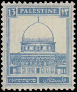 Palestine #74, Incomplete Set, 1927-1942, Hinged