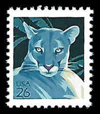 PCBstamps   US #4137 26c Wildlife-Florida Panther, MNH, (36)