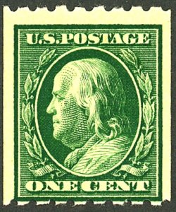 U.S. #390 MINT OG HR