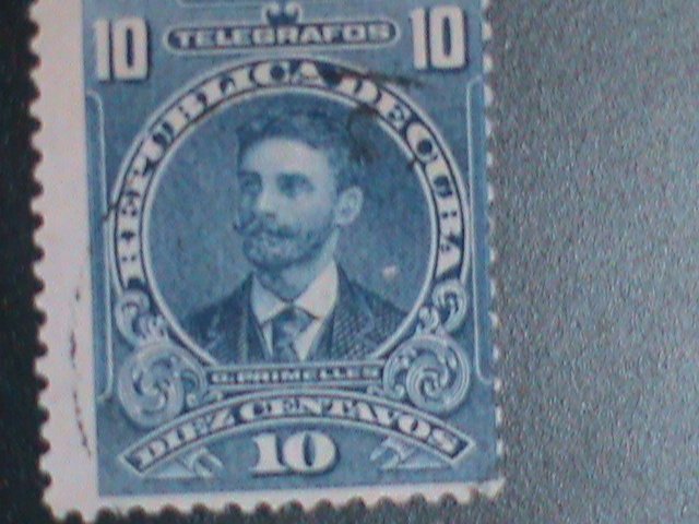 ​CUBA-TELEGRAPH STAMP-O. PRIMELLES -MH VF-VERY OLD LAST ONE-HARD TO FIND