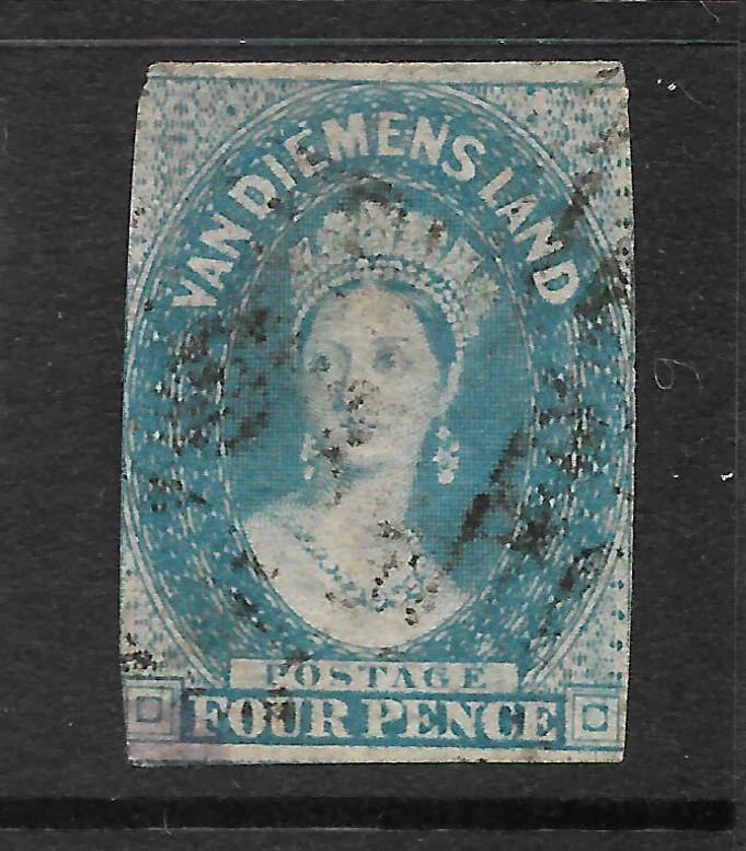 TASMANIA  1856-57  4d     QV   FU     SG 23