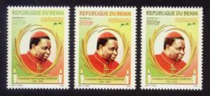 Benin Sc# 1482-4 MNH Cardinal Bernardin Gantin