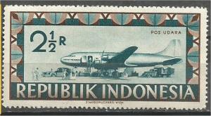 INDONESIA, 1949, MNH 21/2r AIR POST Scott C35