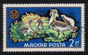 Hungary Great bustards with young Birds 2Ft 1971 Canc SC#2071 SG#2588