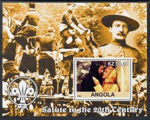 Angola 2002 Salute to the 20th Century #09 perf s/sheet -...