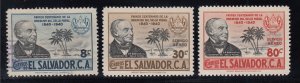 El Salvador #586/C69-70 Mint/Used