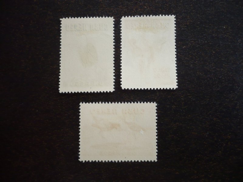 Stamps - Cuba - Scott# C235-C237 - Mint Hinged Set of 3 Stamps