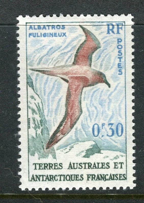 FRENCH COLONIES; ANTARCTIC 1956 Wildlife Bird issue Mint 30c. value