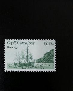 1978 13c Hawaii, Captain Cook Scott 1733 Mint F/VF NH