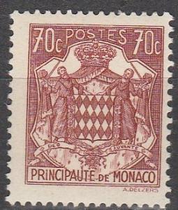 Monaco #153A  F-VF Unused (K987)