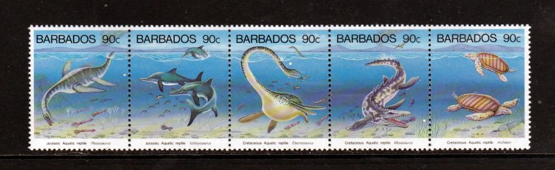 Barbados 855 a-e, F-VF, MNH