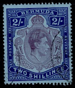 BERMUDA GVI SG116d, 2s purple & deep blue/pale blue, FINE USED.