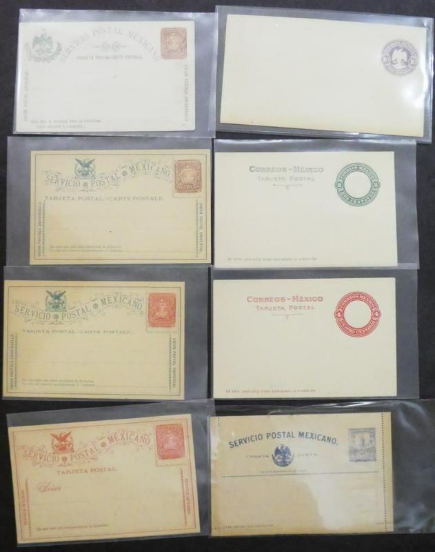 EDW1949SELL : MEXICO Fantastic Mint & Used collection of 60 Postal History items