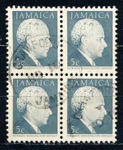 Jamaica #647 Block of 4 Used