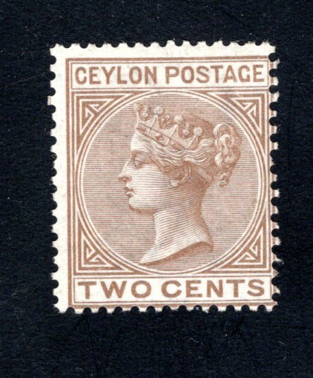 Ceylon #63,  F/VF, Unused, CV $37.50 ....  1290048