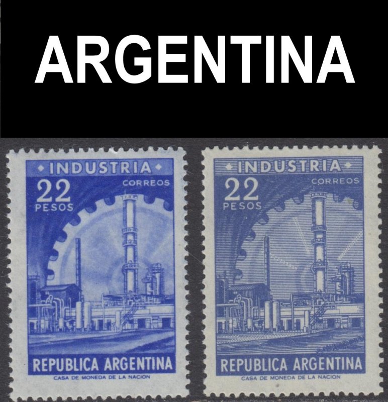 Argentina Scott 699-700 F to VF mint OG.