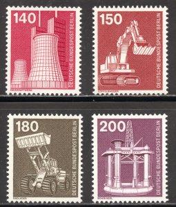 Germany-Berlin Scott 9N370-71,9N373-74 MNHOG - 1975 Industry Issues- SCV $7.10