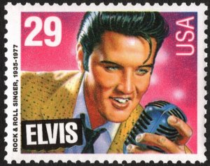 SC#2721 29¢ American Music Series: Elvis Presley Single (1993) MNH