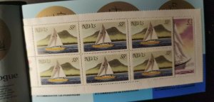 Nevis 1980 Boats Booklet UMM SG 53/4
