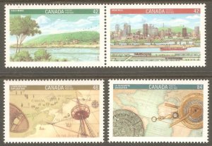 CANADA Sc# 1404 - 1407 MNH FVF Set-2+ Pair Monteal