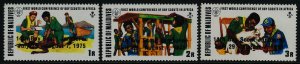 Maldives 571-3 MNH Scouts, 14th Boy Scout Jamboree o/p