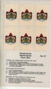 Stamp Album Country Coat of Arms - Choice of countries sheet of 6 per country