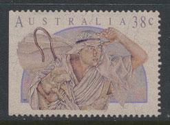 Australia SG 1309  Used  from booklet left margin imperf - Christmas