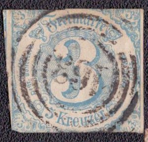 Thurn and Taxis - 48 1859 Used