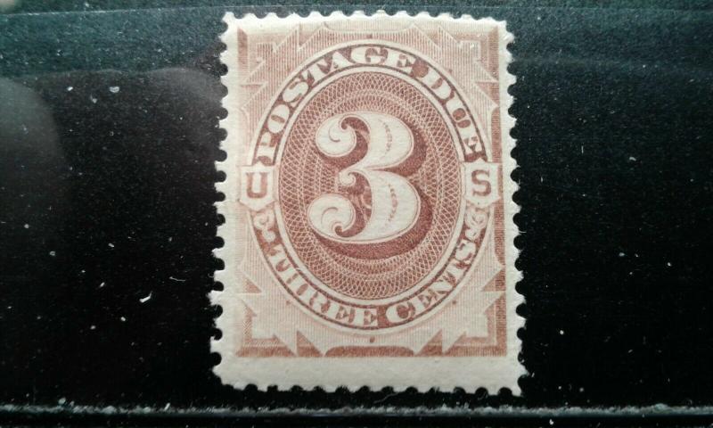  US #J3 mint hinged e193.3830