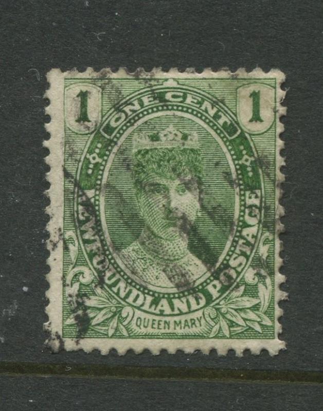 Newfoundland - Scott 104- QV Definitive - 1911 - FU - Single 1c Stamp