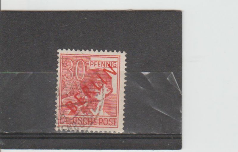 Germany  Scott#  9N28  Used  (1949 Overprinted)